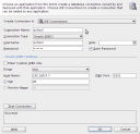 Creating database connection with JDeveloper